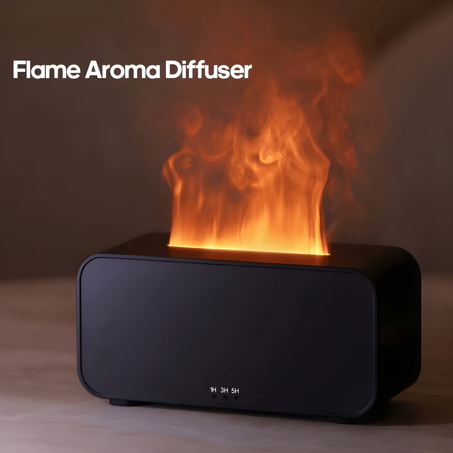 Mini Flame Aroma Diffuser – LED Humidifier for Essential Oils & Home Fragrance - Skyra